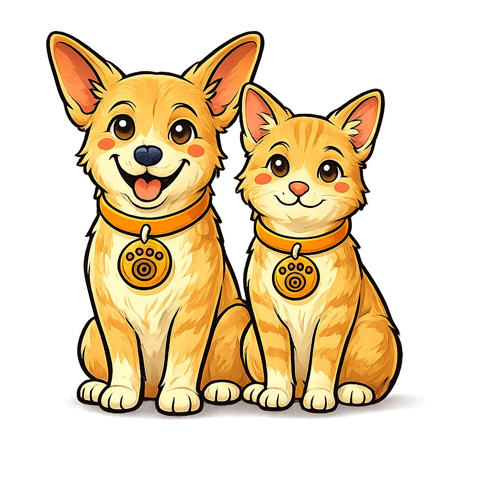 Sheru and Kittu, PLU's dog and cat mascots